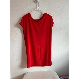 Lauren Ralph Lauren Red Simple Dress‎ Size M